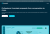 Proposify homepage screenshot