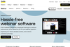 GoTo Webinar homepage screenshot