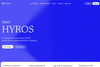 Hyros homepage screenshot