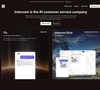 Intercom homepage screenshot