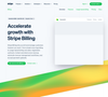 Stripe Billing homepage screenshot