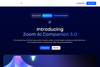 Zoom AI Companion homepage screenshot