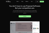 Better Proposals homepage screenshot