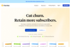 Churnkey homepage screenshot