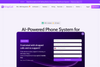 KrispCall homepage screenshot