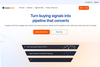 SalesIntel homepage screenshot