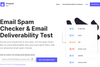 Unspam.email homepage screenshot
