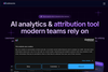 Usermaven homepage screenshot
