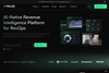 MaxIQ homepage screenshot