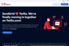 SendGrid homepage screenshot