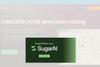 SugarCRM homepage screenshot