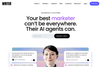 Writer homepage screenshot
