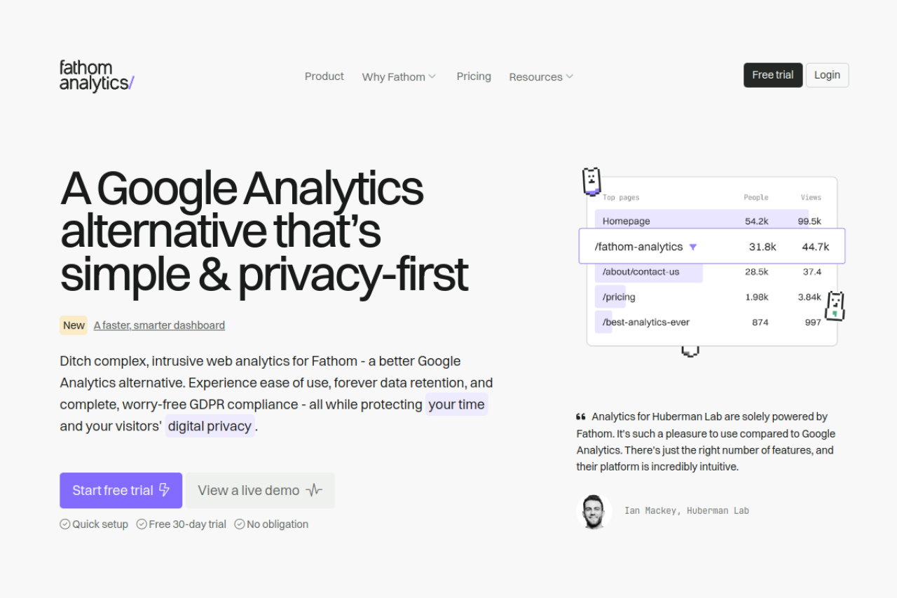 Fathom Analytics